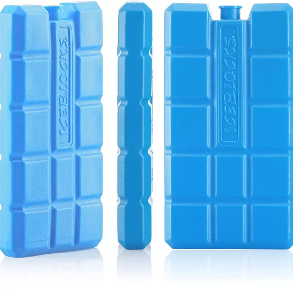 Set of 6 cooling tablets for cooler box/bag, Blue
