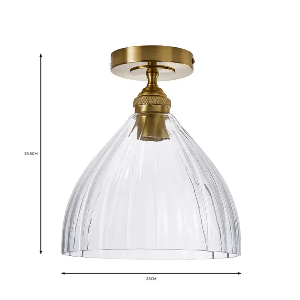 Dunelm Churchgate Allexton Flush Ceiling Light
