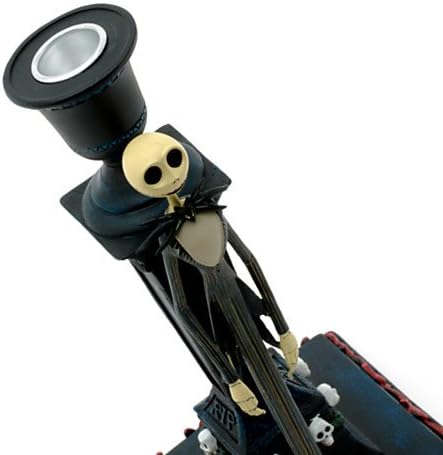 ديزني كابوس قبل عيد الميلاد ضوء حامل شمعة جاك سكيلينجتون