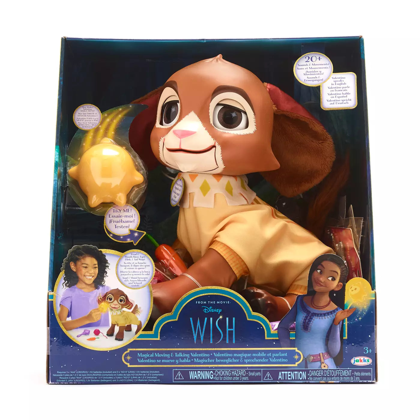 Jakks Interactive Valentino & Star Large Doll, Wish