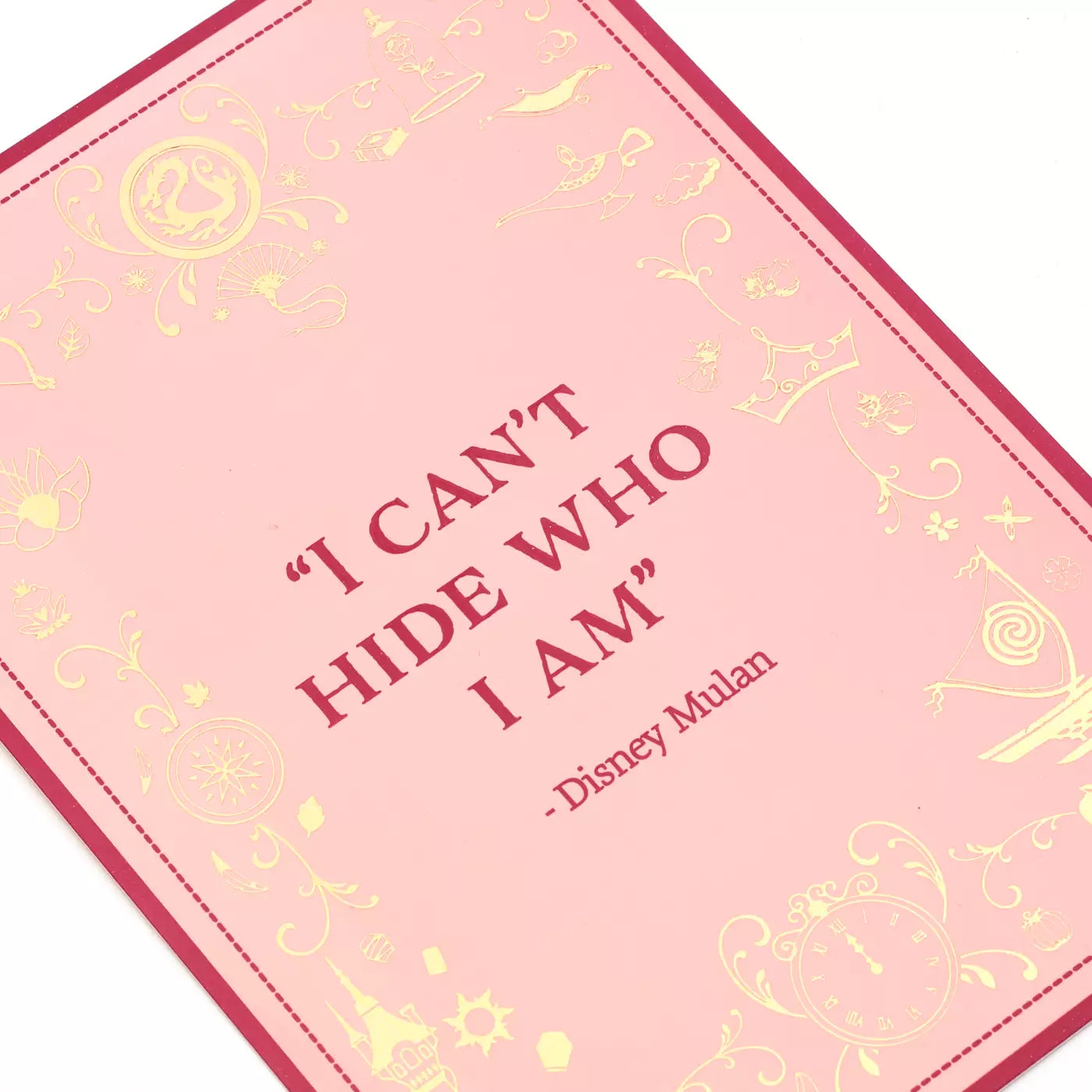 Disney Store Mulan Earrings and Postcard Set