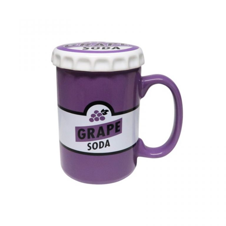 Mug Grape Soda with lid