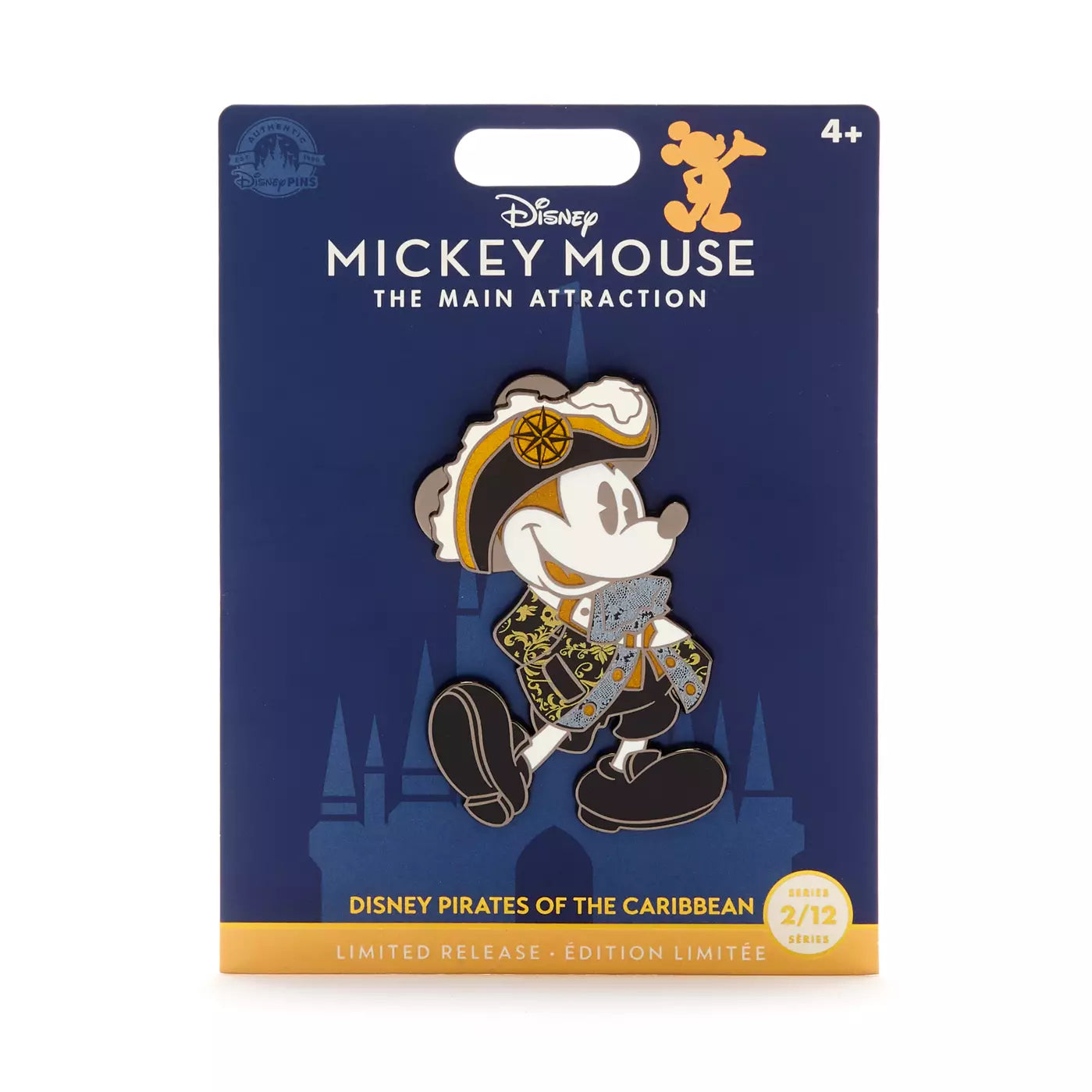 8-Piece Bundle – Mickey Mouse: The Main Attraction Pins (Series 1–8 of 12)