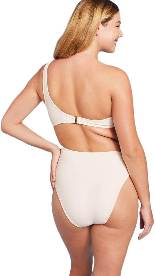 Women's Swimsuit (Off-White, XL)