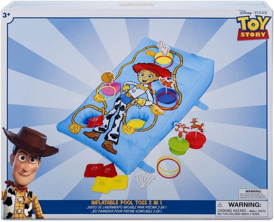 Disney Pixar Toy Story Inflatable Pool Toss 2 in 1 Game