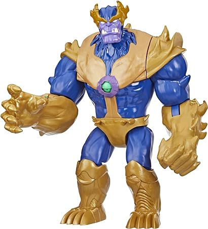 Marvel Avengers Mech Strike Monster Hunters Monster Punch Thanos Toy, 9-Inch-Scale Deluxe Action Figure
