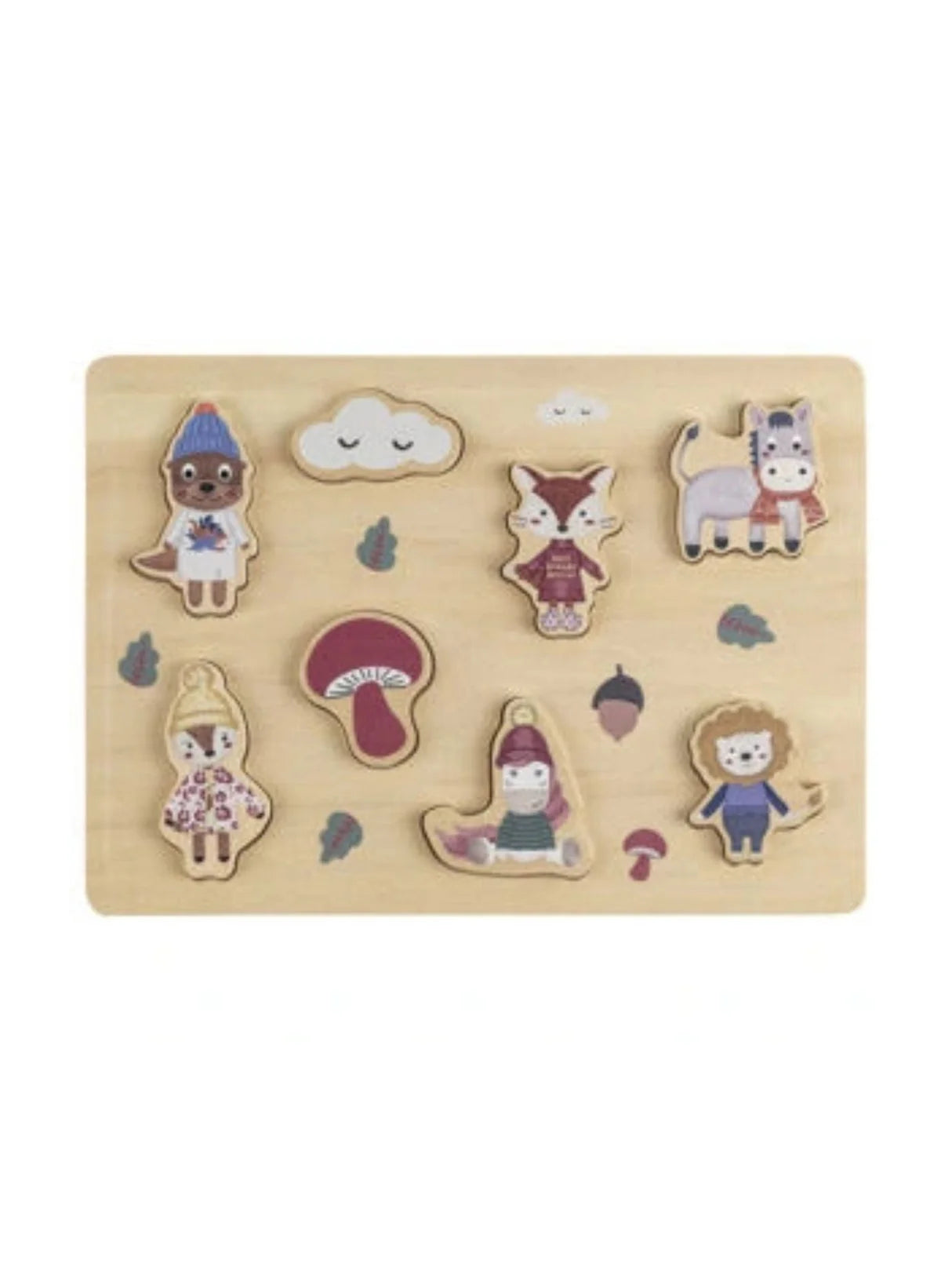 Lupilu Wooden Shapes Puzzle 2+ years