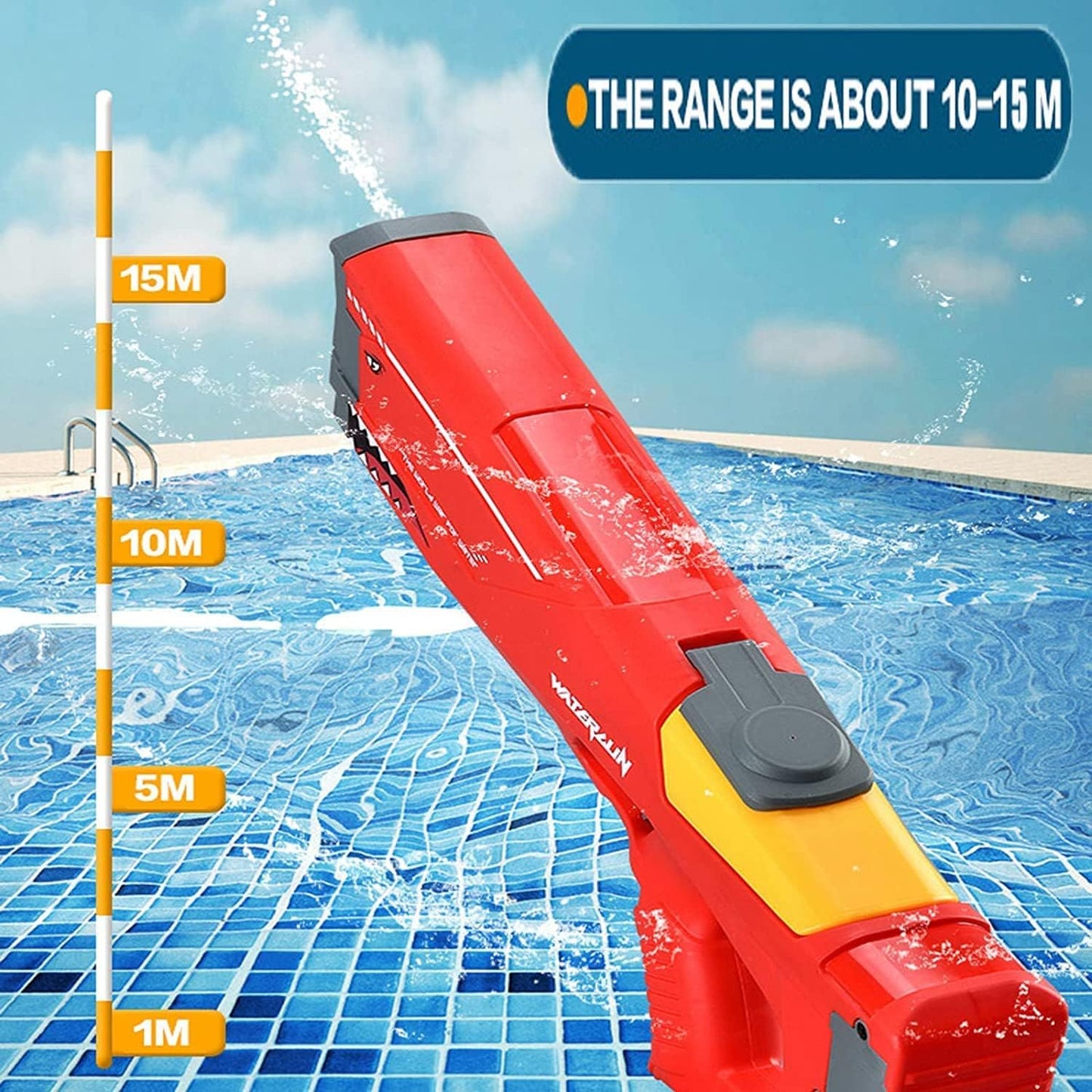 Electric Water Guns (White)