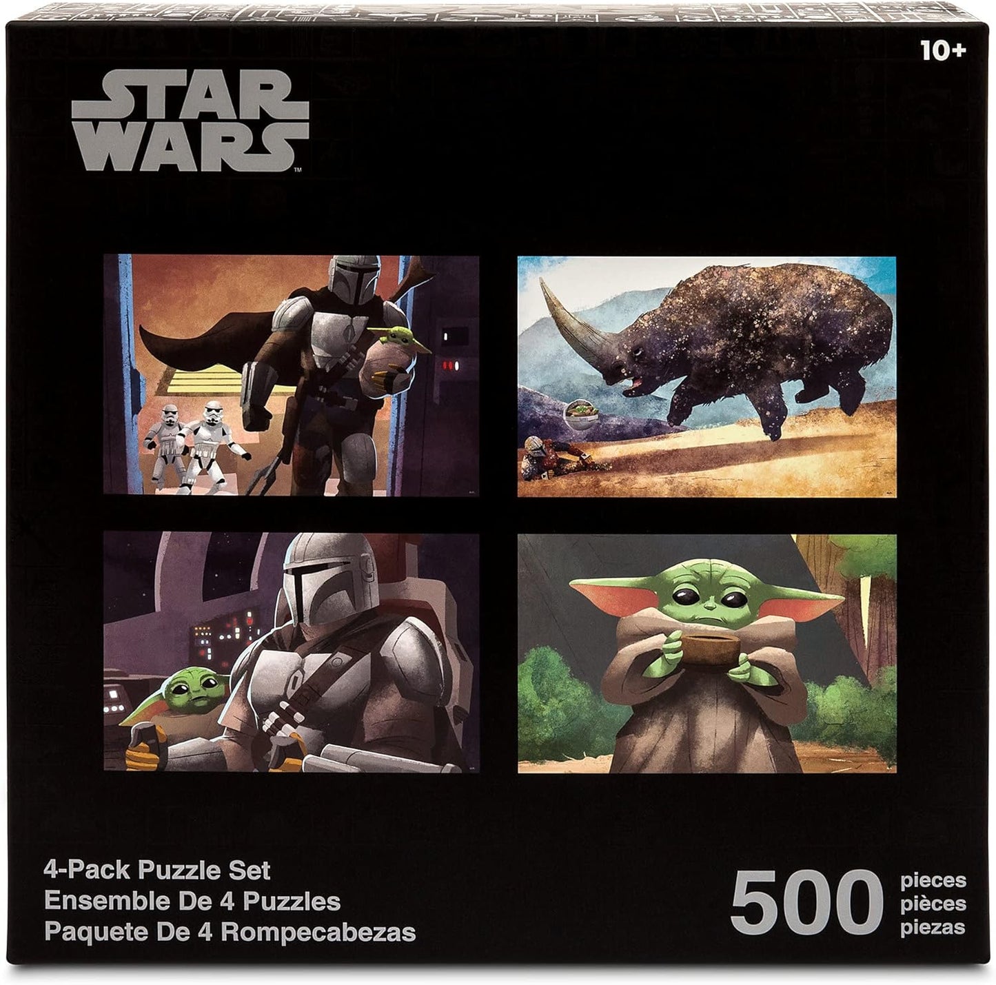 Star Wars The Mandalorian Four-Pack Puzzle Set