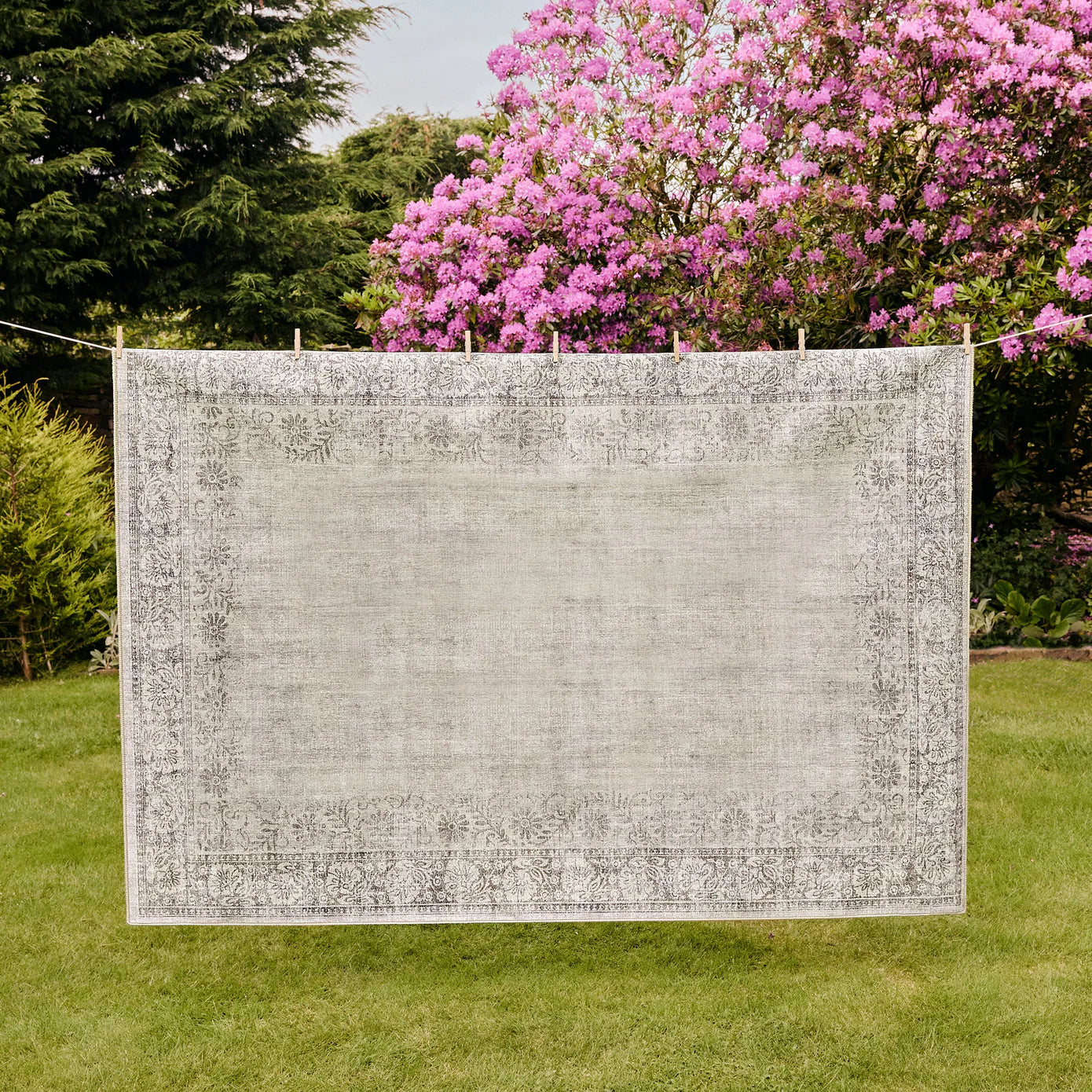Rugs & More Oppo Washable Beige Area Rug