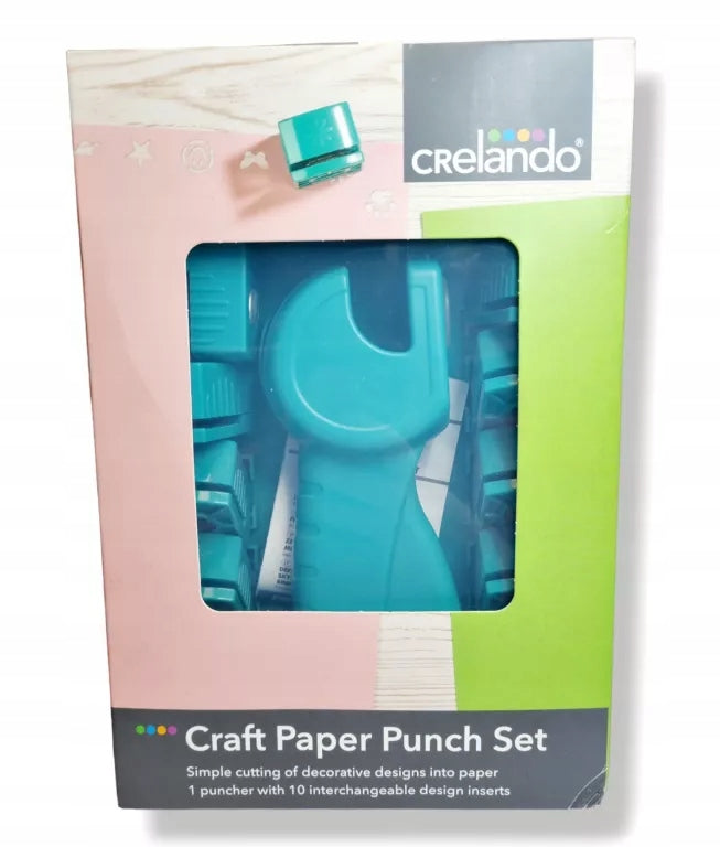 Crelando Craft Paper Punch Set