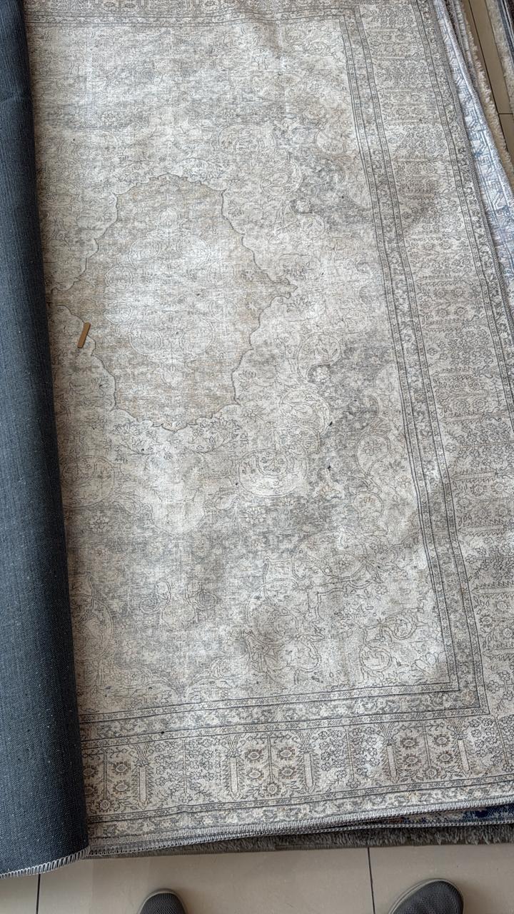 Rugs & More Oppo Washable Beige Area Rug