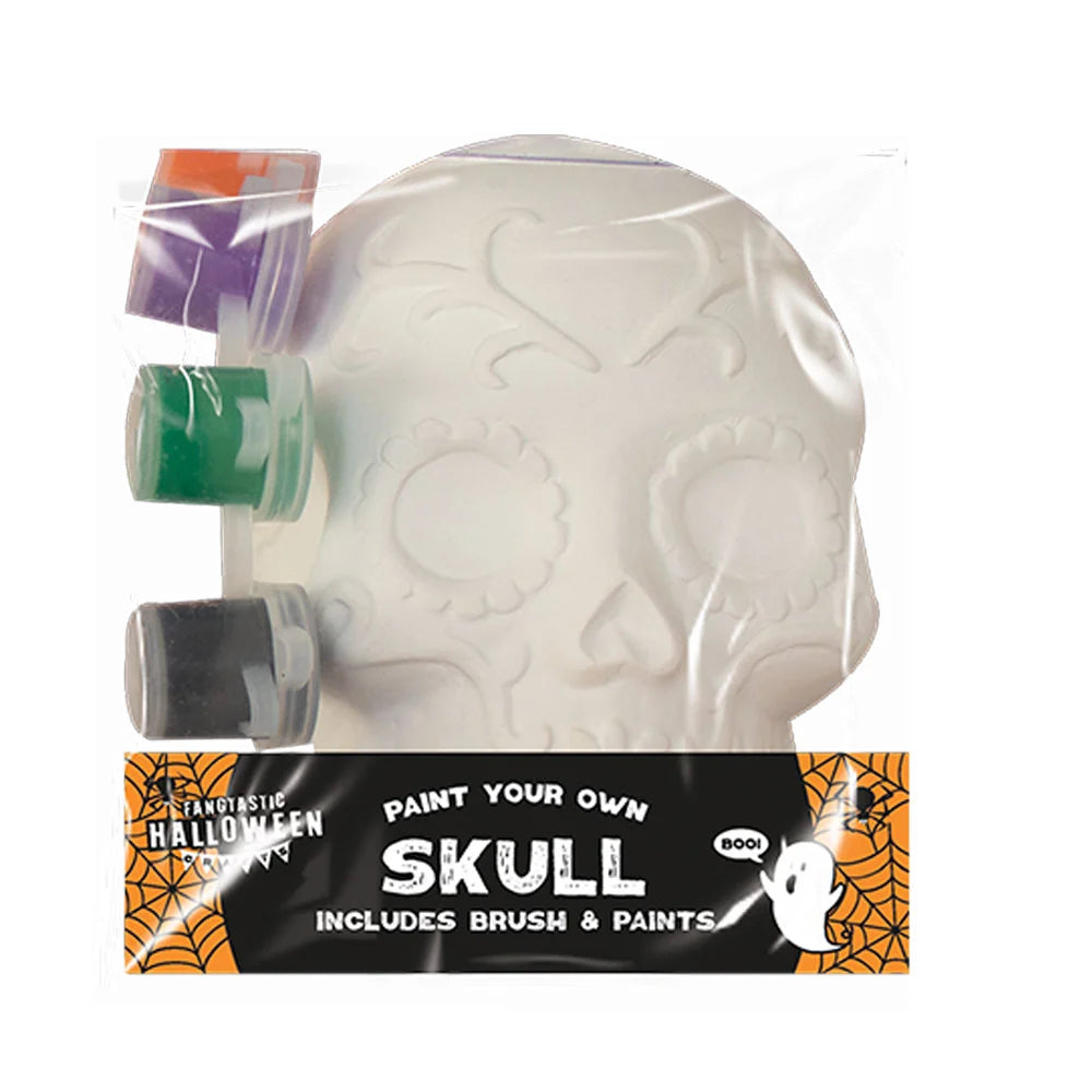 Fangtastic Halloween Paint Your Own Skull