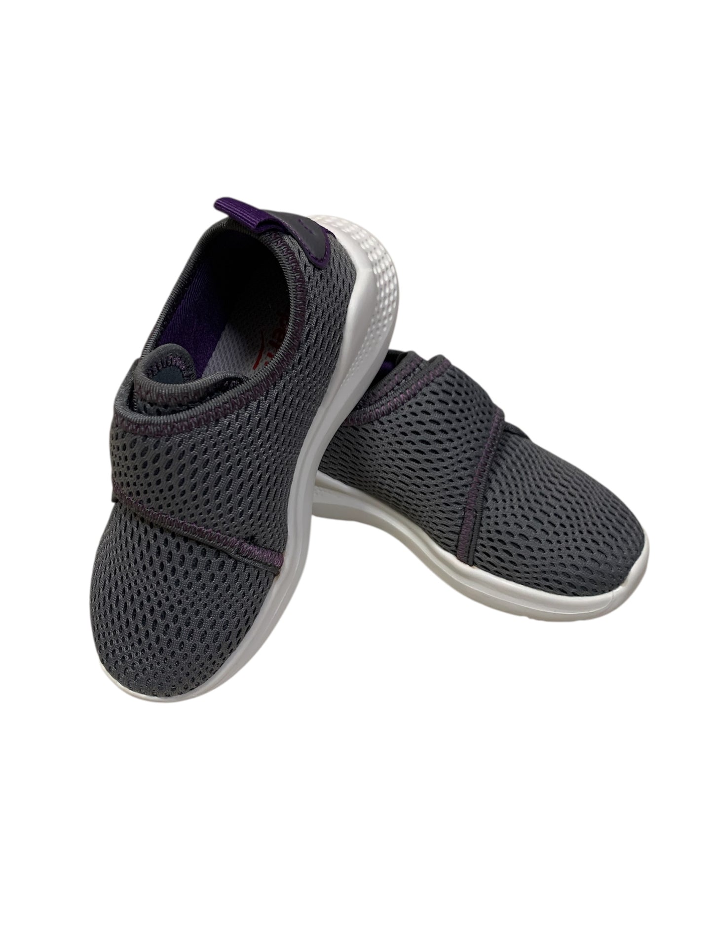 Superfit Flash Slippers in grey with purple accents