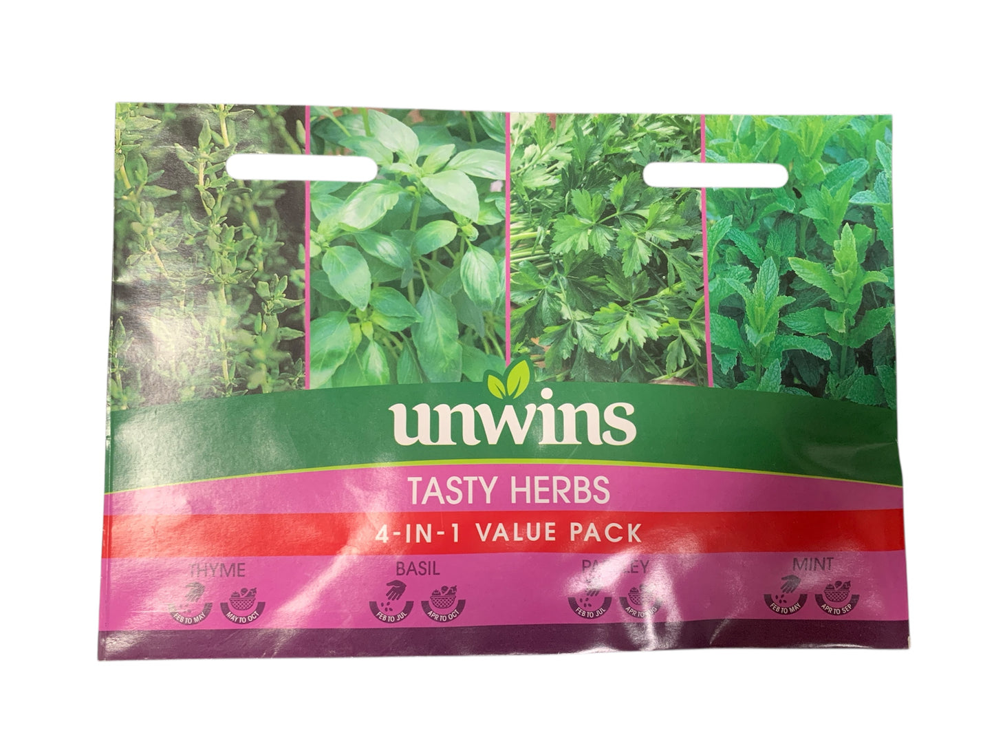 Unwins Tasty Herbs 4-in-1 value seeds