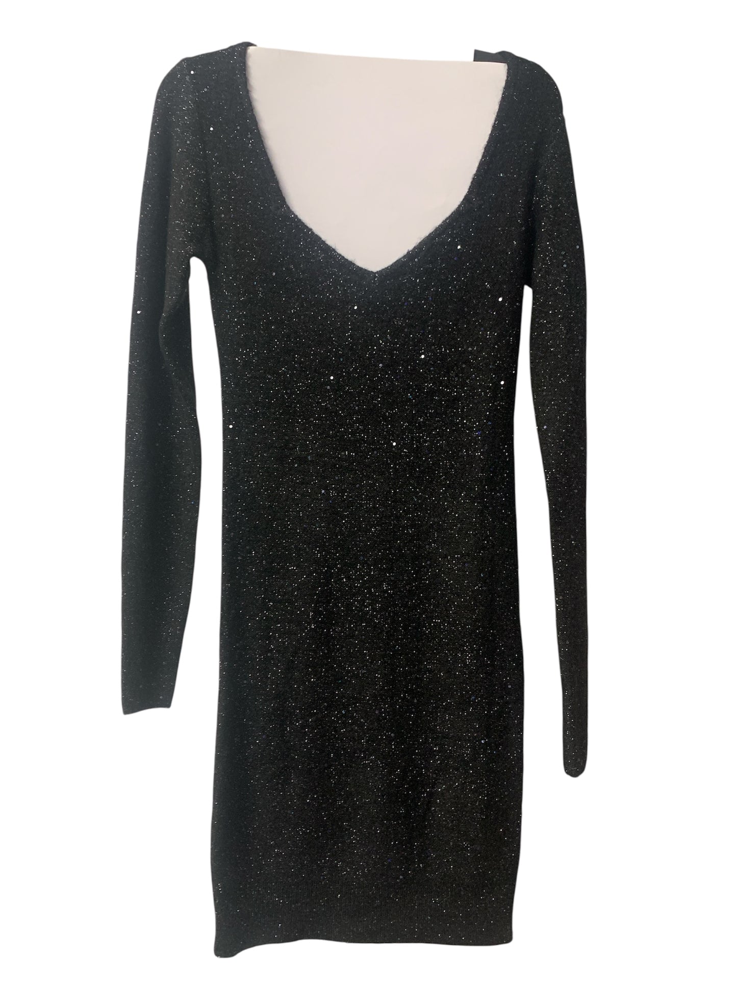 Balenciaga sequined knit mini dress