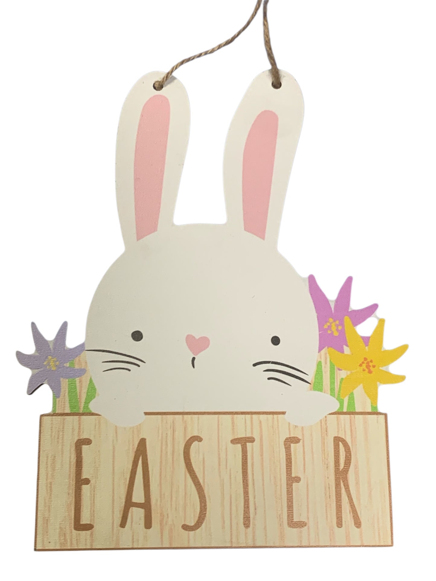 Easter Bunny Hanging Plaque