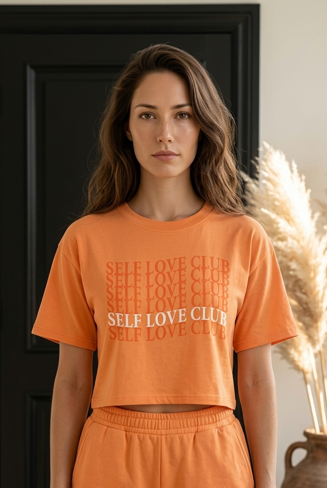George Orange T-Shirt for Women (XL)