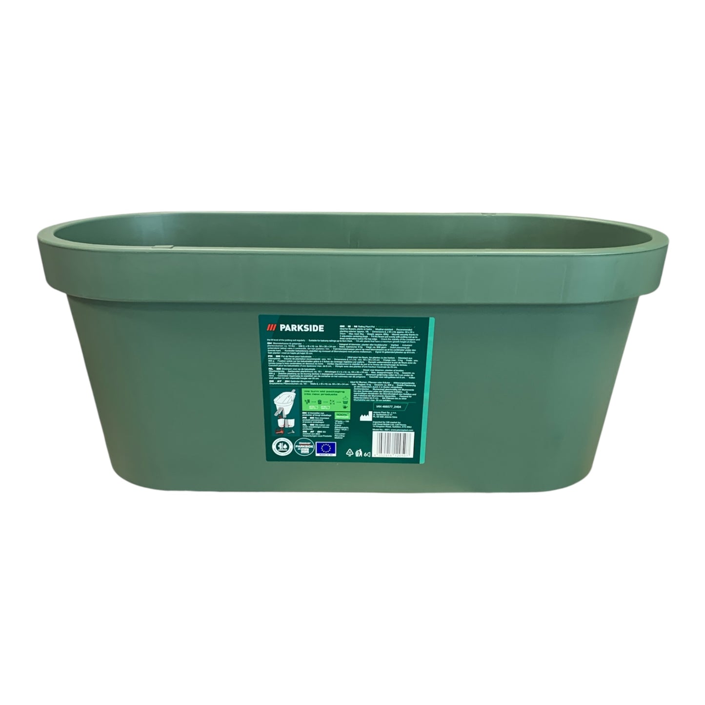Parkside Taupe Railing Flower Pot