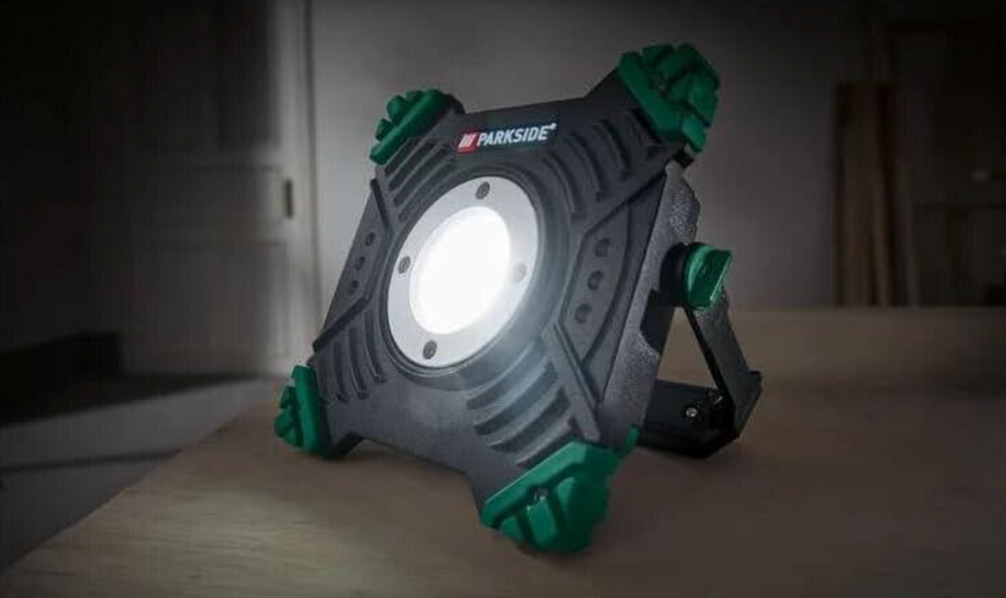 Parkside LED Work Light with Power Bank USB Cordless Rechargeable PAAL 6000 C2