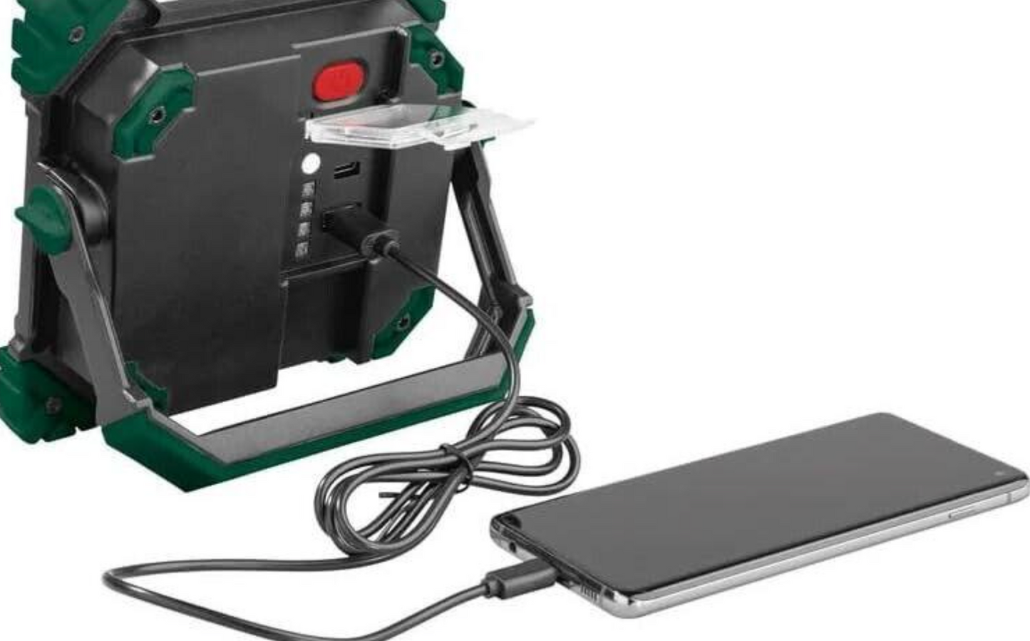 Parkside LED Work Light with Power Bank USB Cordless Rechargeable PAAL 6000 C2