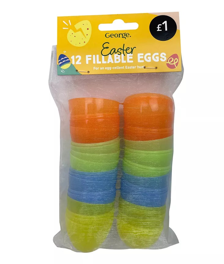 Easter 12 Fillable Eggs