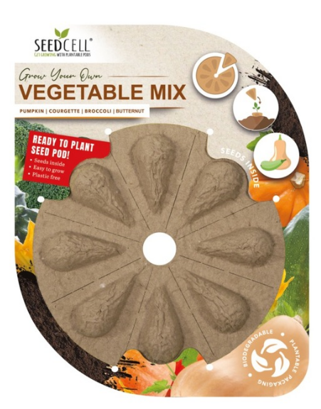 Seedcell Mixed Vegetables Seed Pods 8 Pack