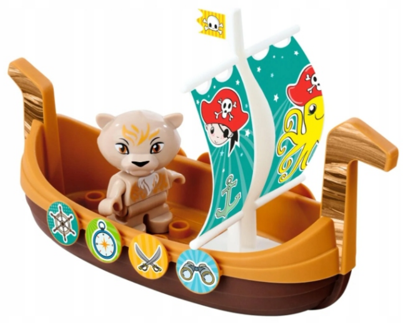 AquaPlay Pirates World water track with figure for children 3+