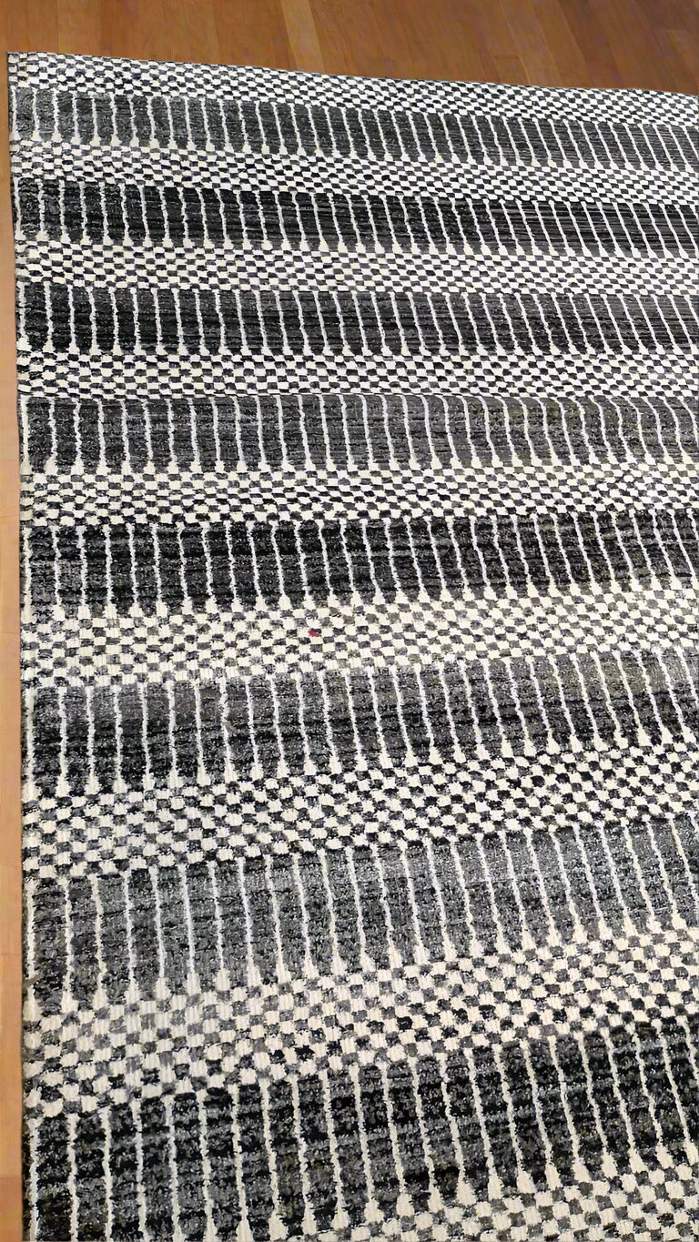 Parque Grey Area Rug - Hardwearing & Washable from Rugs and More
