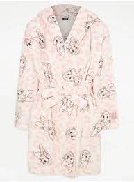 Disney Daisy Duck Pink Fleece Dressing Gown