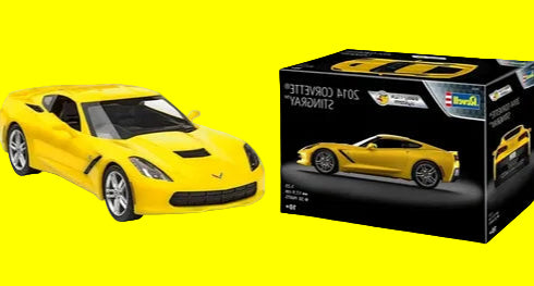 Revell 1/25 Scale Model Kit: 2014 Corvette Stingray (Easy-Click Assembly)