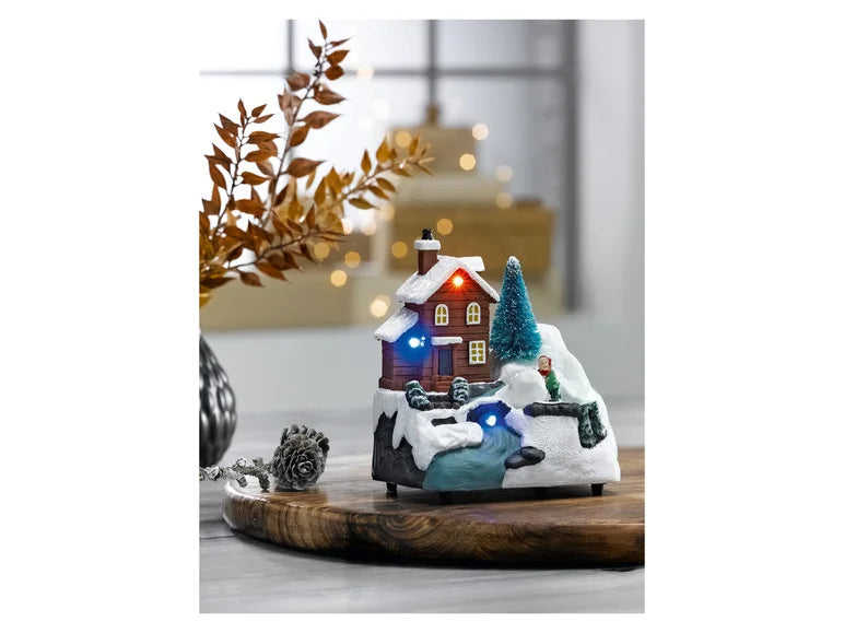 LIVARNO home LED Christmas village, 6-hour timer