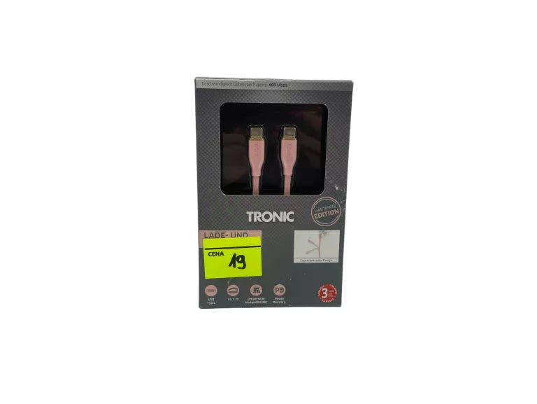 Tronic Charging & Data Cable / Limited Pink / USB 2.0 Type C ---> Type C