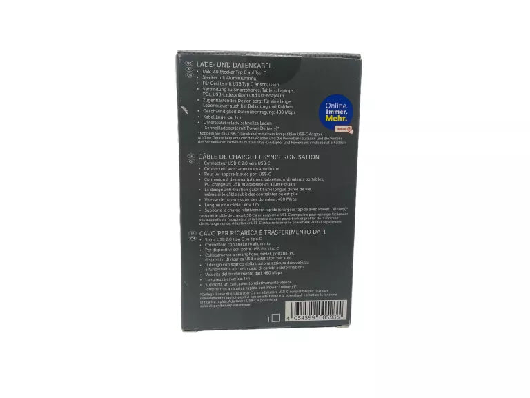 Tronic Charging & Data Cable / Limited Pink / USB 2.0 Type C ---> Type C