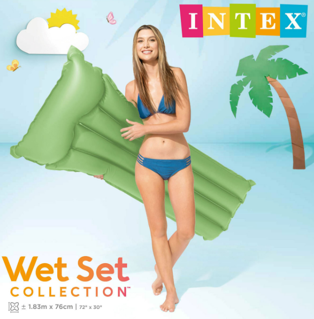Intex Neon Frost Air Mattress, 183x76cm