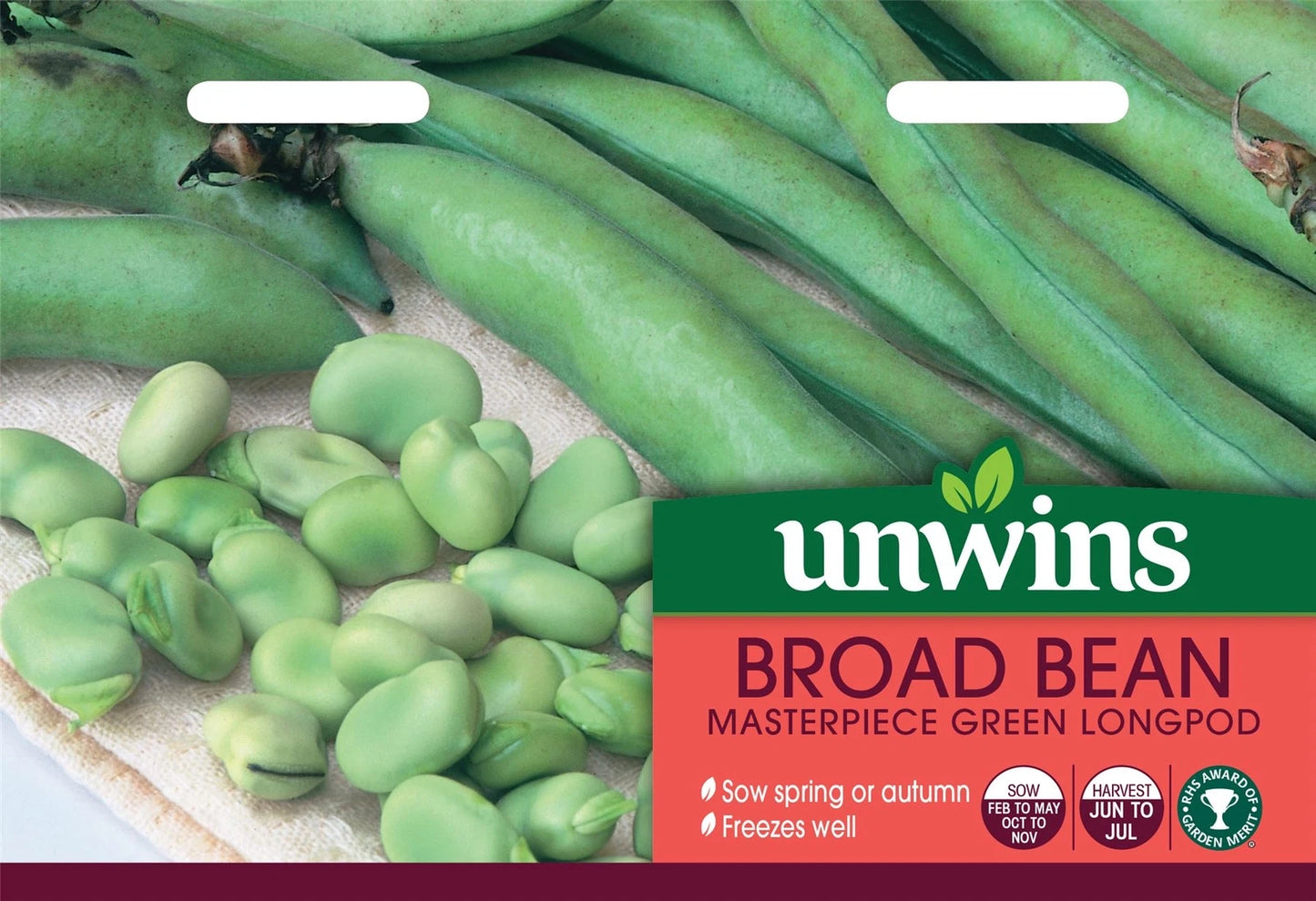 Unwins Broad Bean Masterpiece Green Longpod
