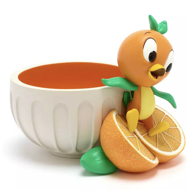 Disney Sculpted Orange Bird Planter Pot Bowl