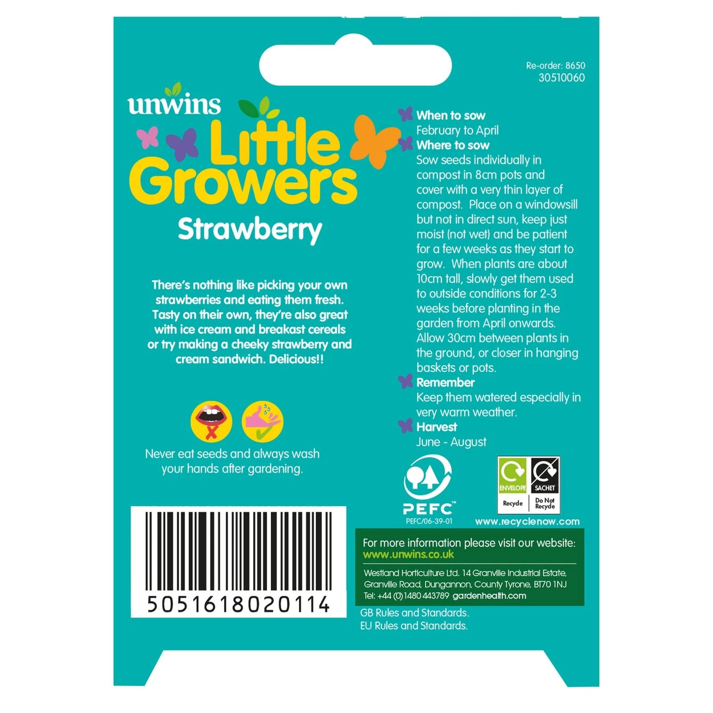 Little Growers Strawberry | Unwins Easy To Grow Seeds