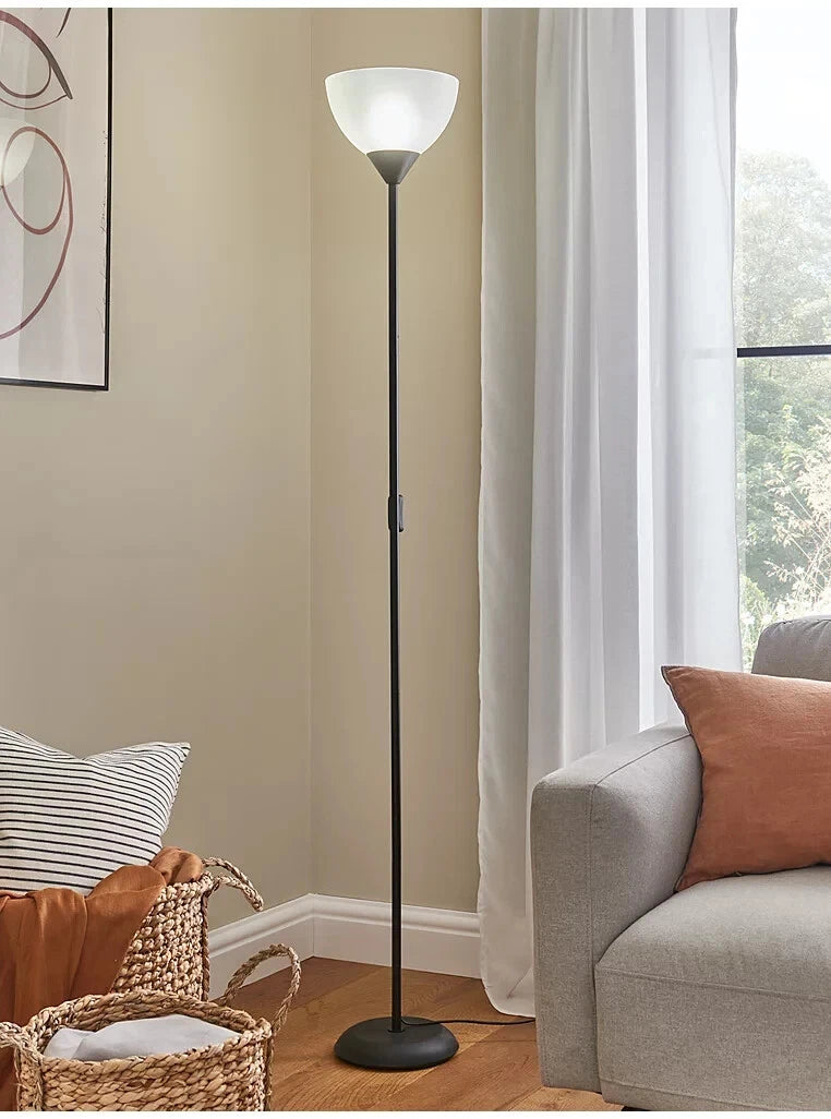 George Black Uplighter Floor Lamp