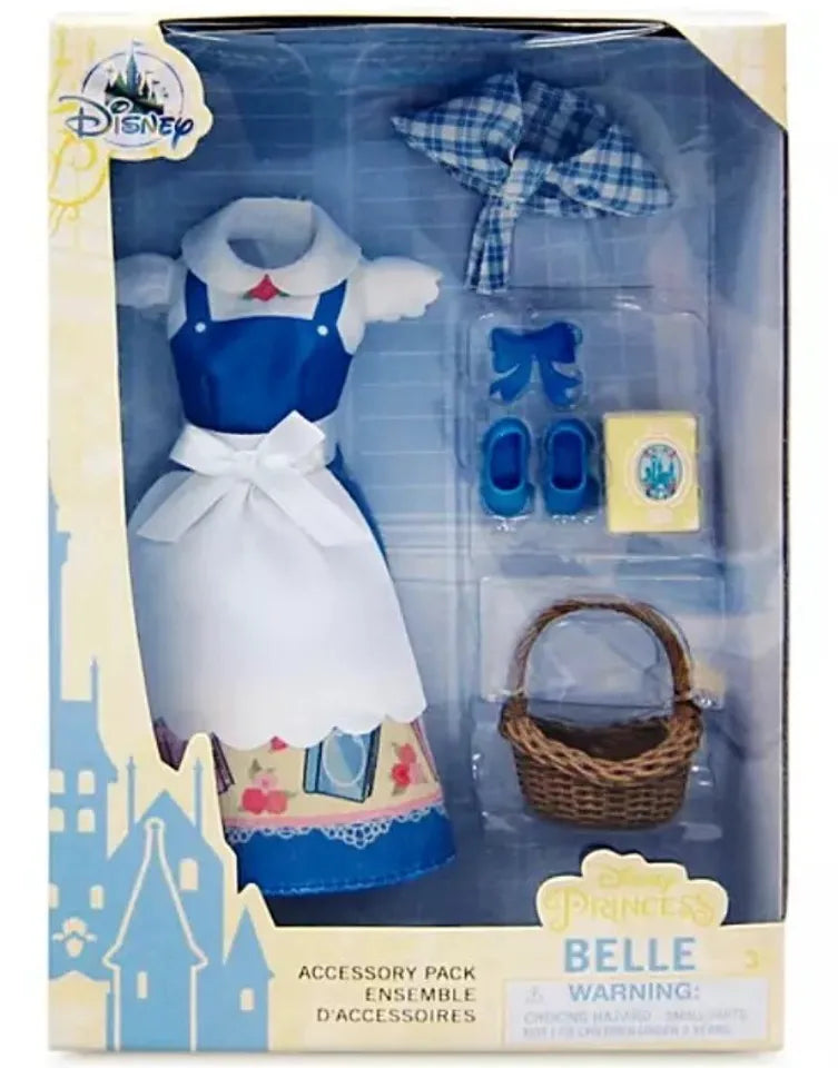 مجموعة ملحقات دمية أميرات ديزني بيوتي آند ذا بيست بيل