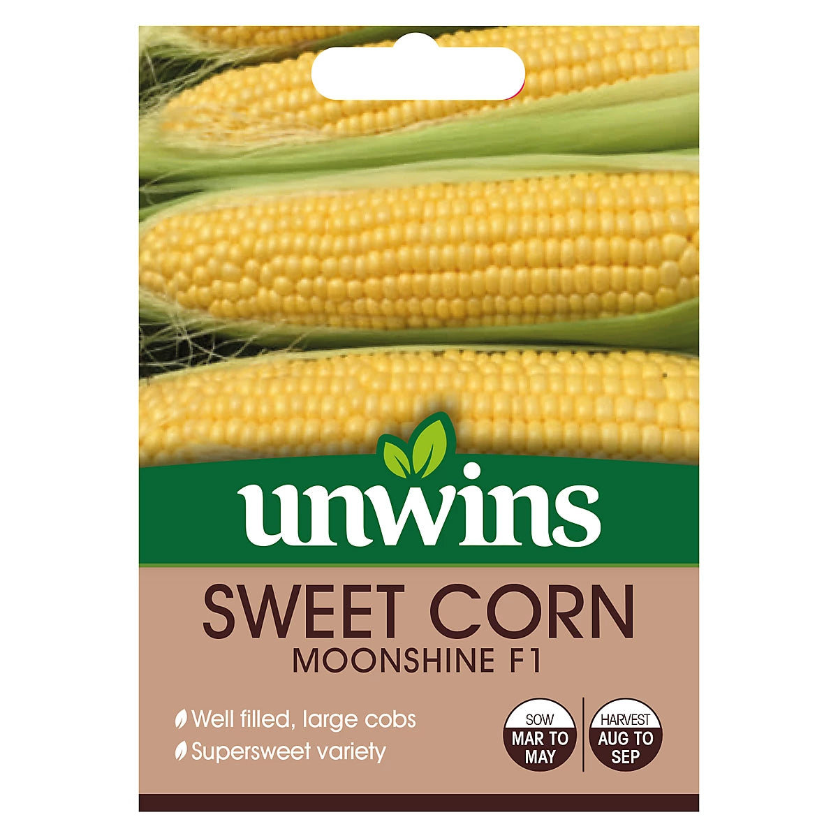 Unwins Sweetcorn Moonshine F1 Seeds