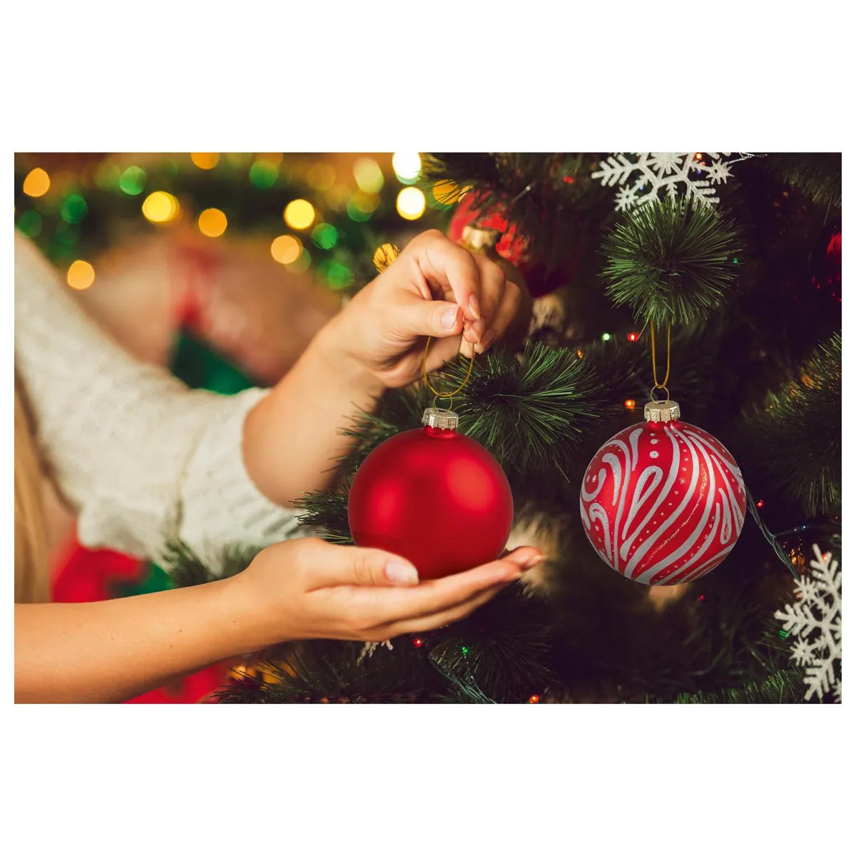 CRELANDO PAINTING BAUBLES SET 9 Pcs
