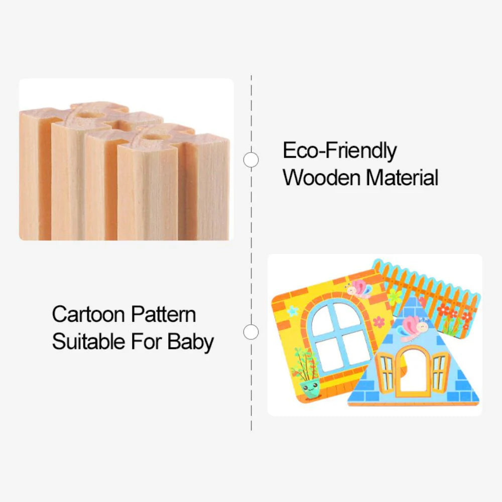 Beilaluna Master of Architecture Wooden Building Blocks Toy