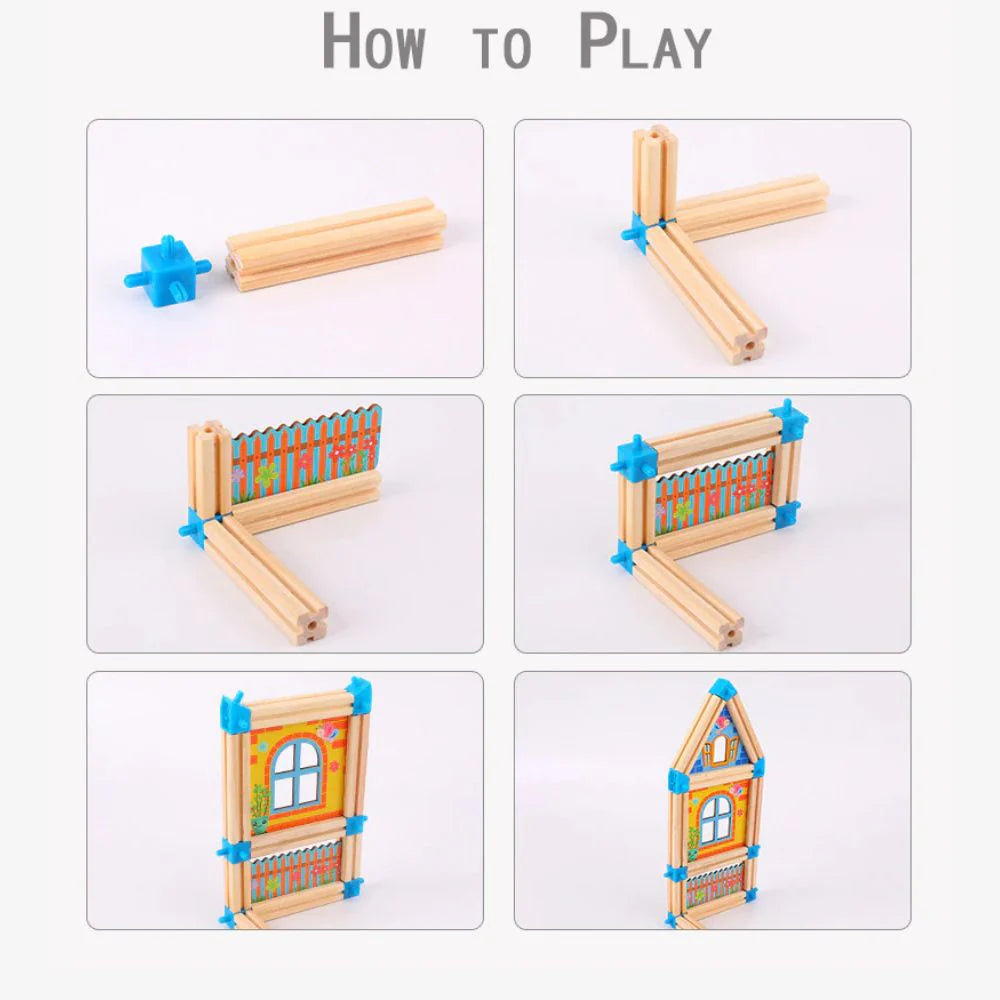 Beilaluna Master of Architecture Wooden Building Blocks Toy