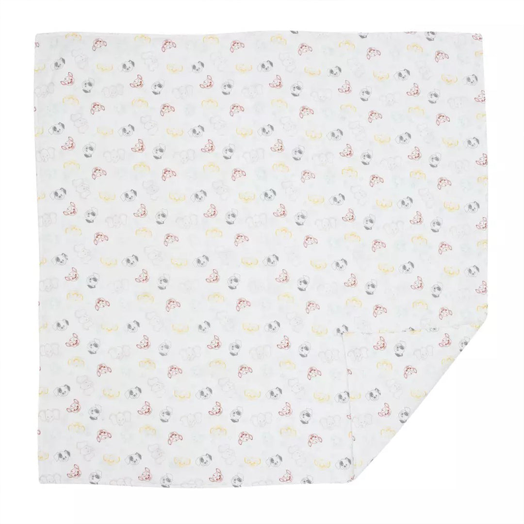 Dumbo, Bambi, Patch and Simba Baby Muslin Blankets, Set of 2