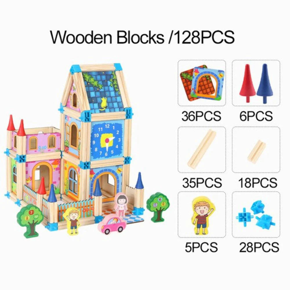 Beilaluna Master of Architecture Wooden Building Blocks Toy