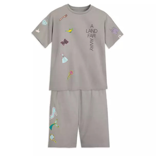 Disney Princess T-Shirt and Shorts Set - XS Size