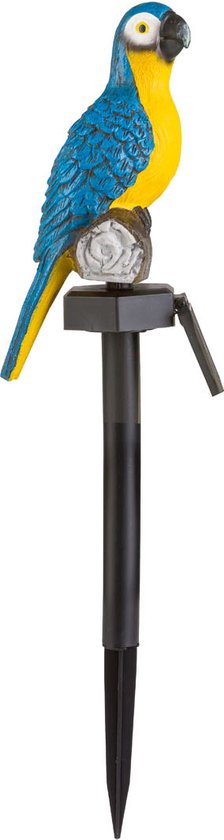 Livarno home Decoration Solar lamp Parrot Blue