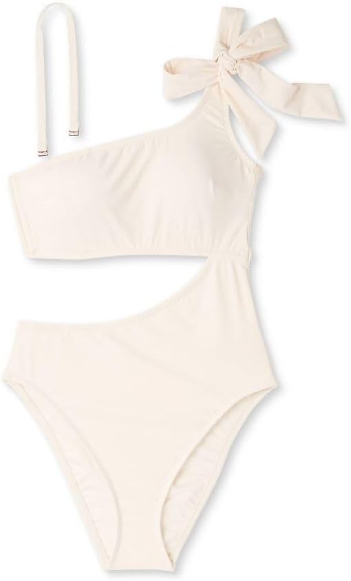 Women's Swimsuit (Off-White, XL)