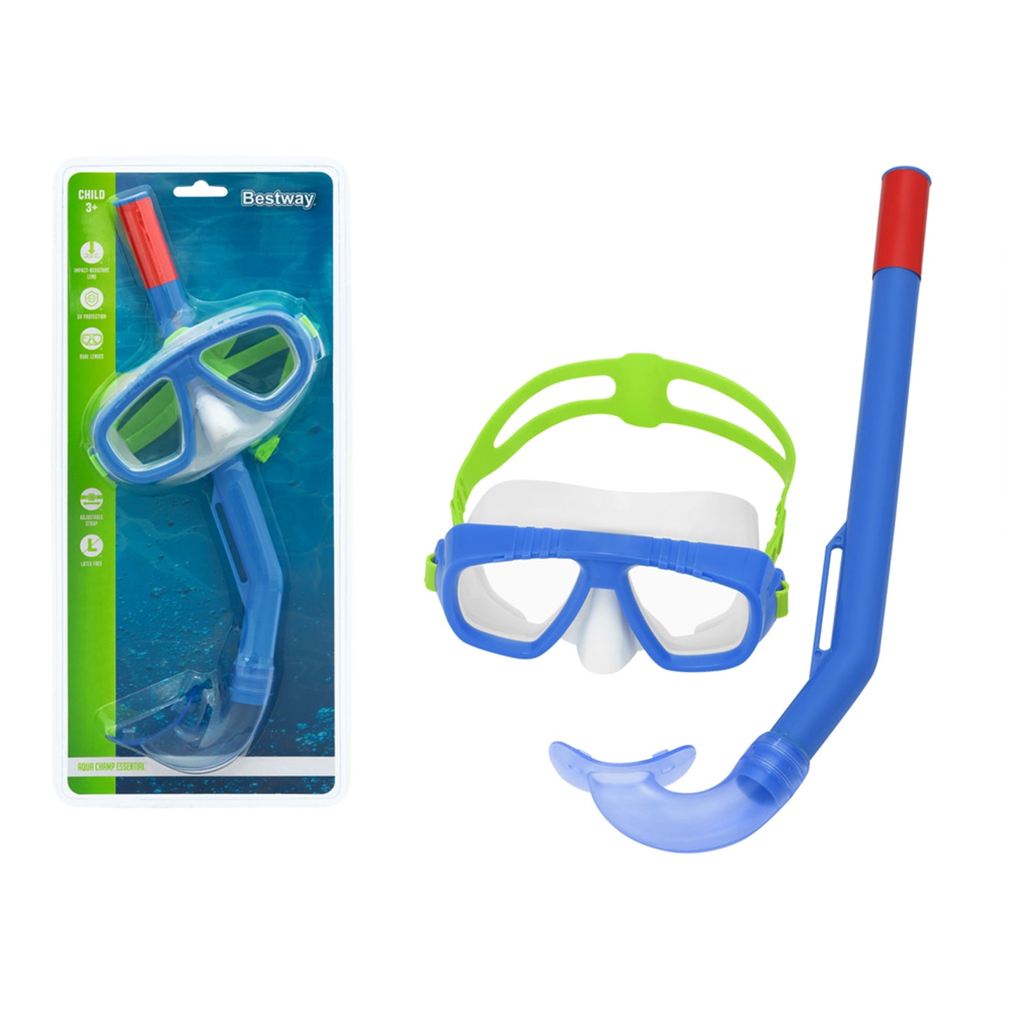 Bestway Diving Mask With Snorkel Navy